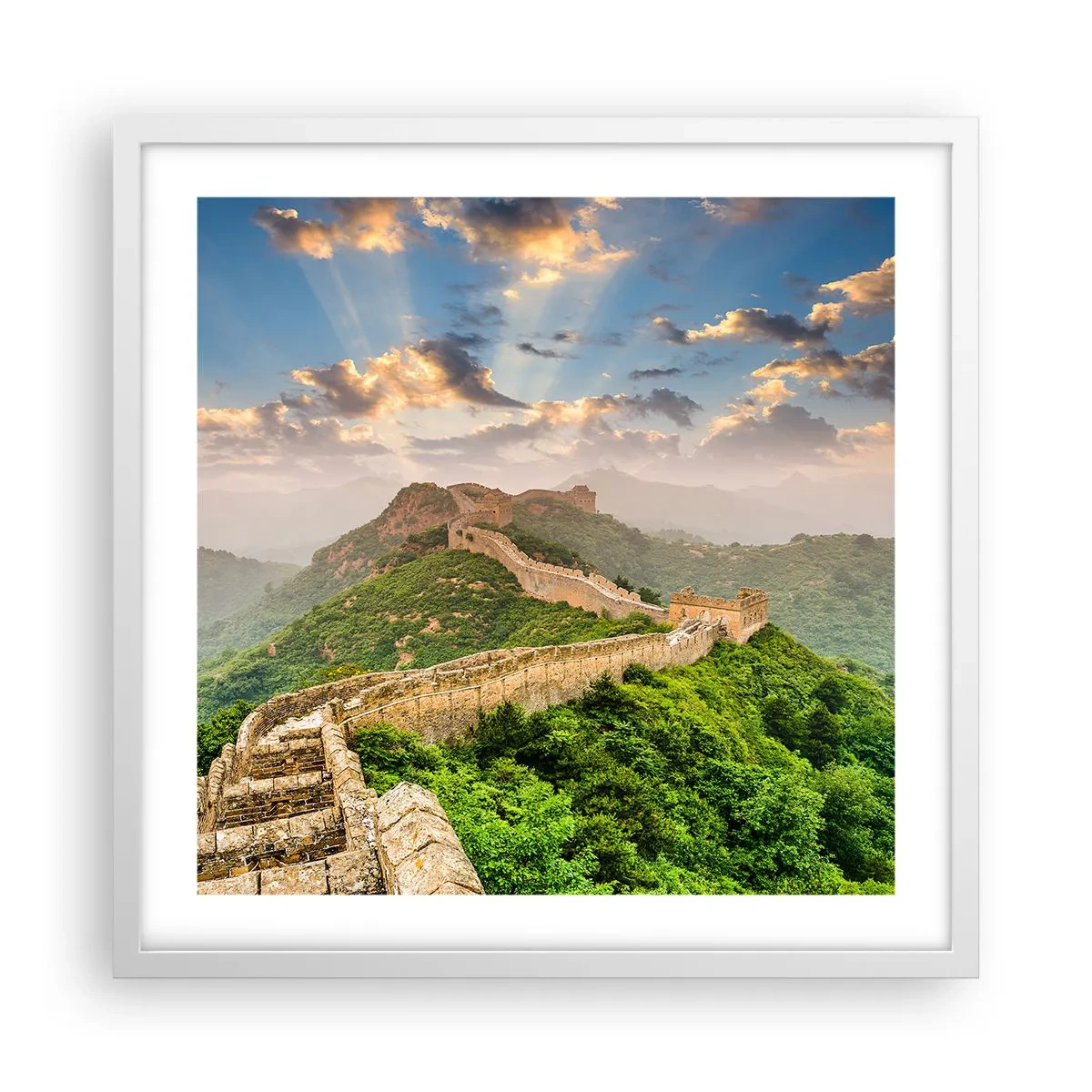 Poszter fekete keretben - Örökké tartó nagyság - 50x50 cm