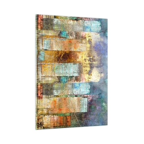 Üveg kép - Napfényes metropolisz - 50x70 cm
