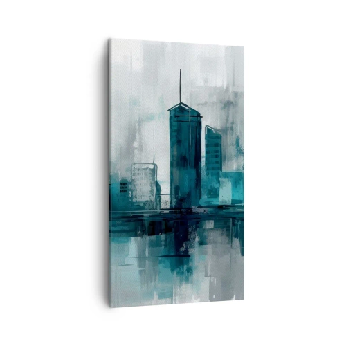 Vászonkép - Esőszínű város - 45x80 cm