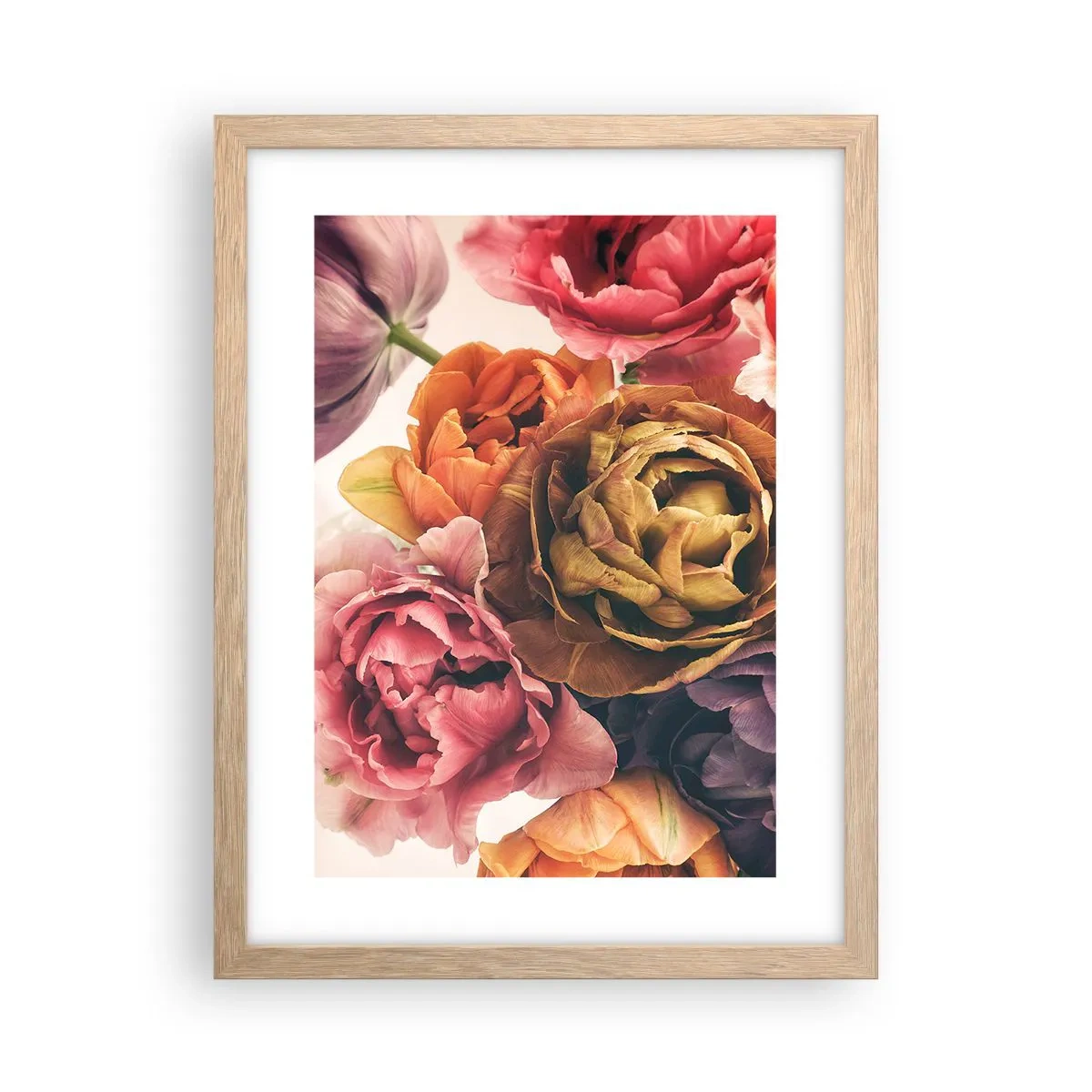 Poszter világos tölgy keretben - Az élet ünnepe - 30x40 cm