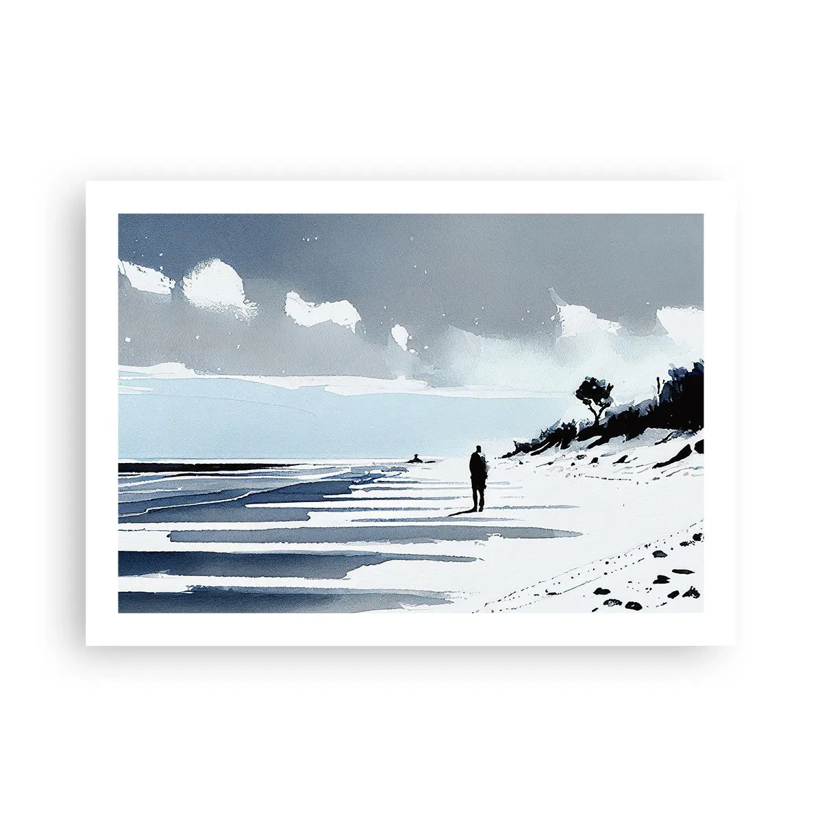 Poszter - Egyedül - 70x50 cm
