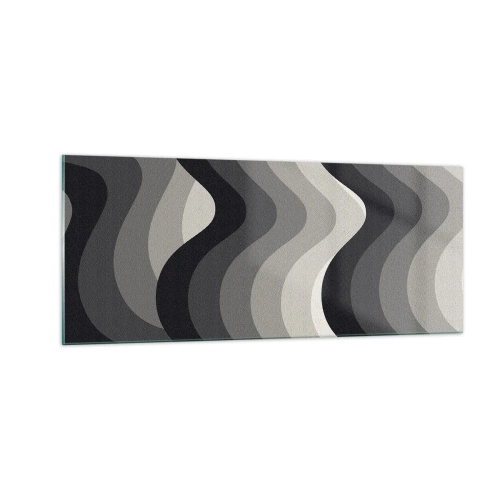 Üveg kép - Hullám a hullám után - 100x40 cm