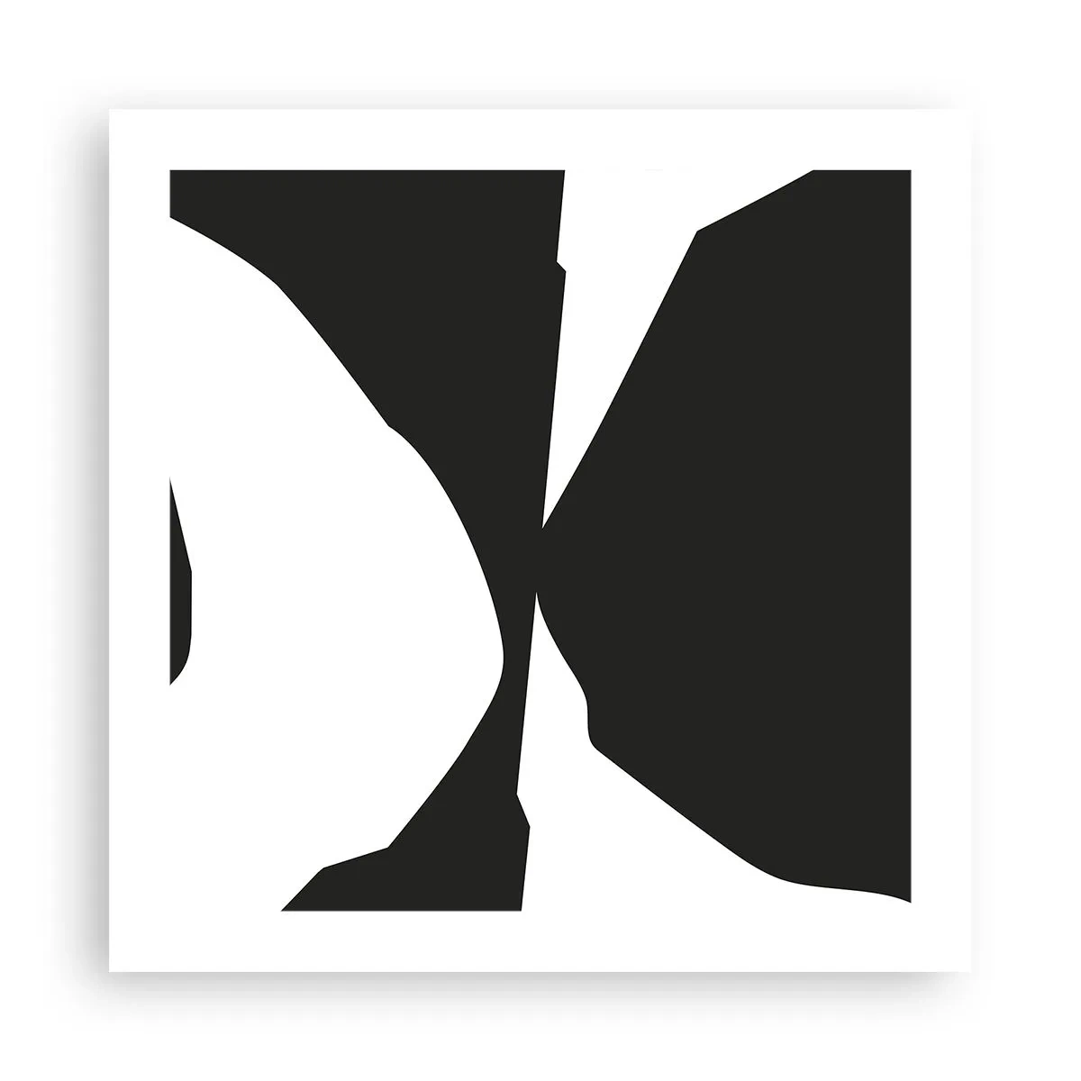 Poszter - Pozitív-negatív - 50x50 cm