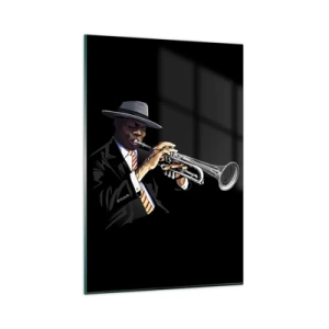 Üveg kép - Old school varásza - 80x120 cm