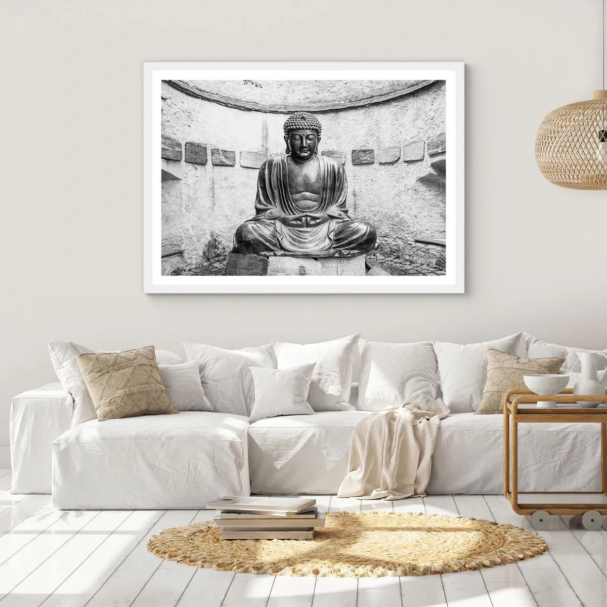 Poszter fekete keretben - A béke forrásánál - 91x61 cm