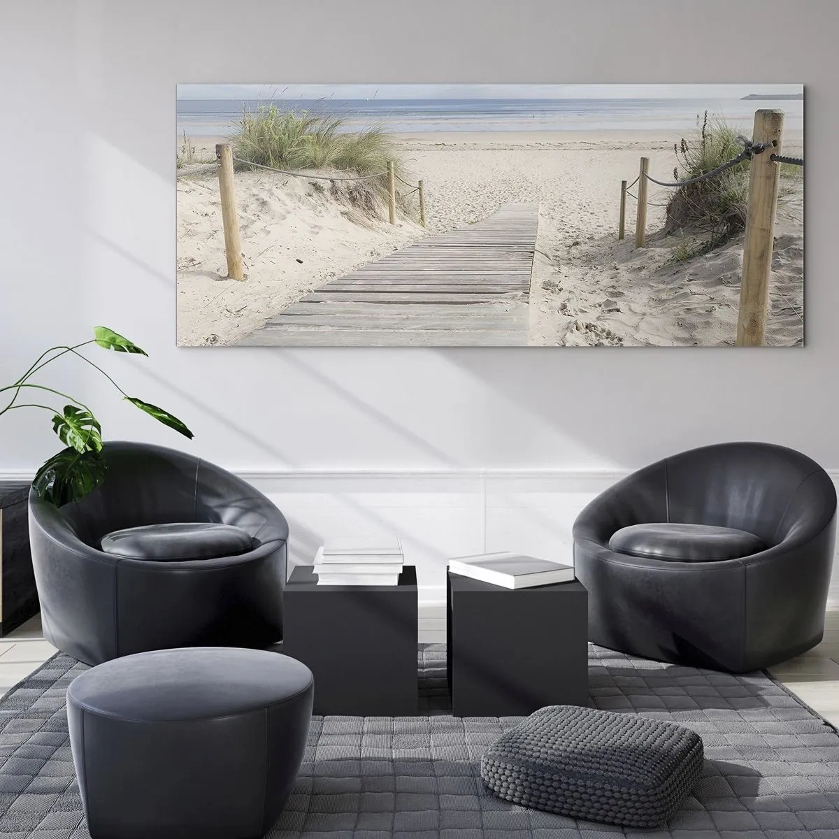 Üveg kép - A horizontig - 140x50 cm