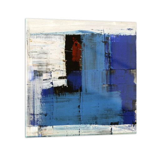 Üveg kép - A kék titka - 60x60 cm