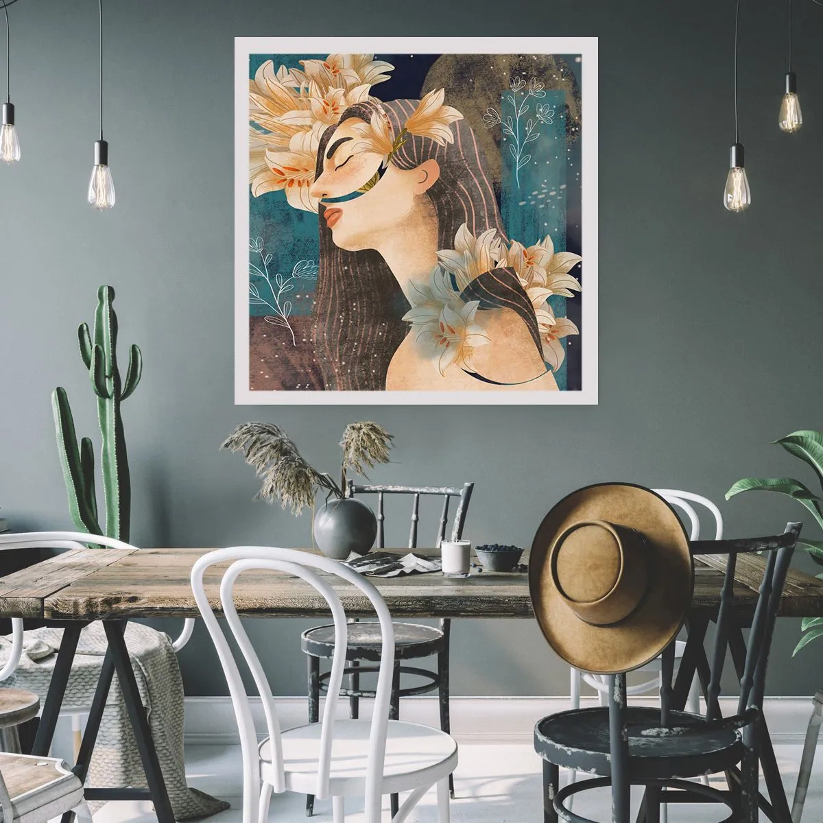 Poszter - Mese egy liliomos hercegnőről - 50x50 cm