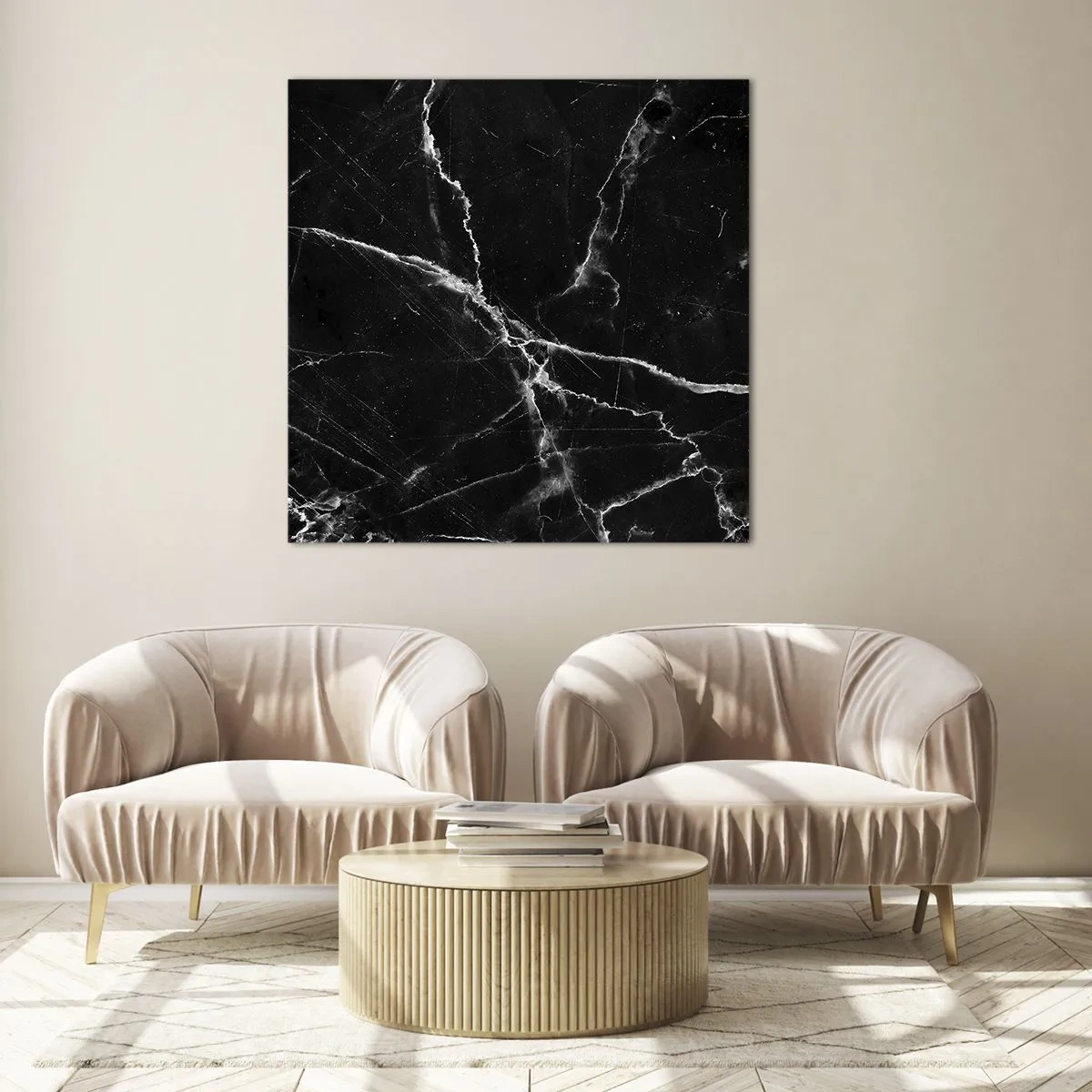 Üveg kép - A kő titkos élete - 40x40 cm