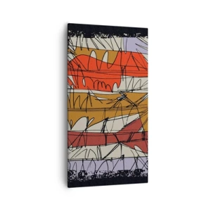 Vászonkép - Spontán kompozíció - 55x100 cm