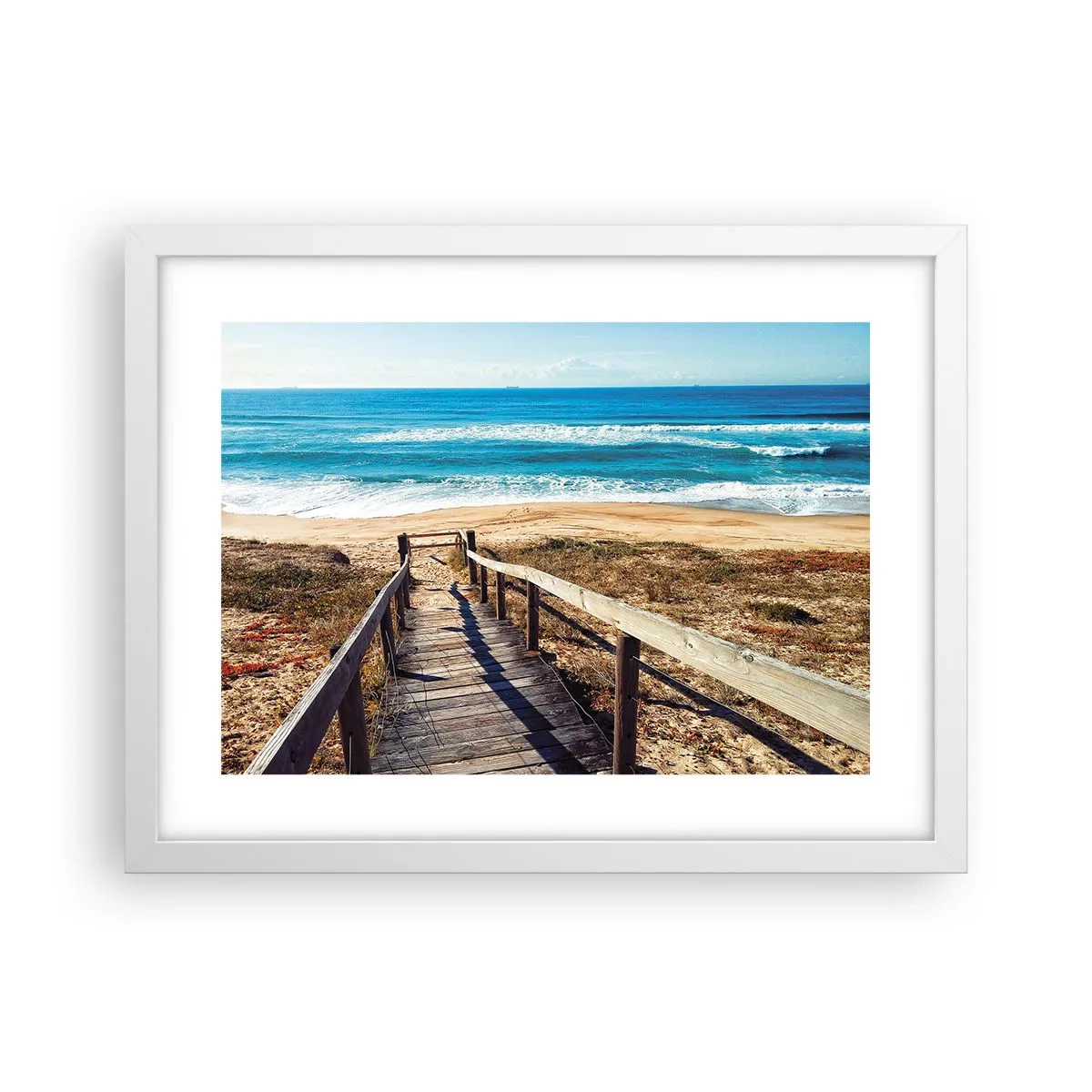 Poszter fekete keretben - Fuss! - 40x30 cm