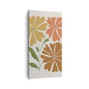 Vászonkép - Természet és geometria - 65x120 cm