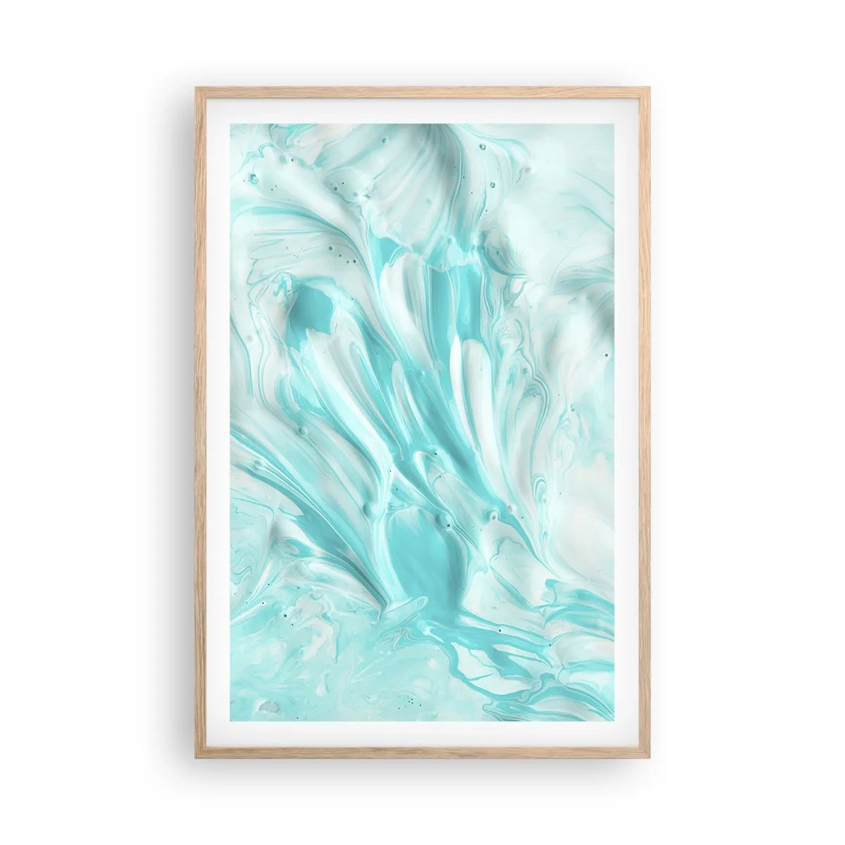 Poszter világos tölgy keretben - Örökké együtt - 61x91 cm