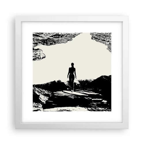 Poszter fekete keretben - Egy új pillantás - 30x30 cm