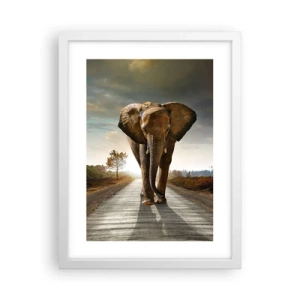 Poszter fekete keretben - És egyáltalán nem porcelánraktárban - 30x40 cm