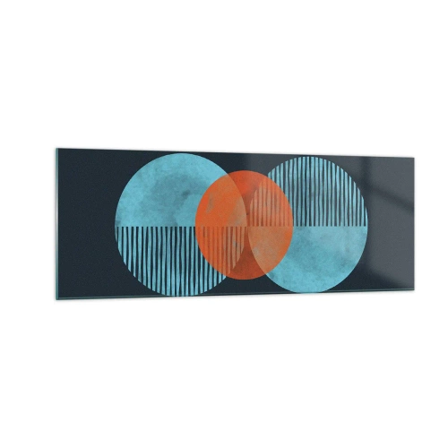 Üveg kép - Szimmetrikus kompozíció - 140x50 cm