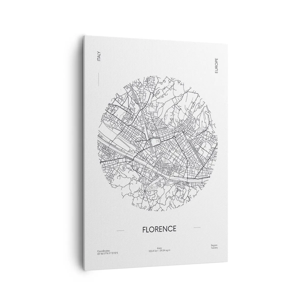 Vászonkép - Firenze anatómiája - 70x100 cm