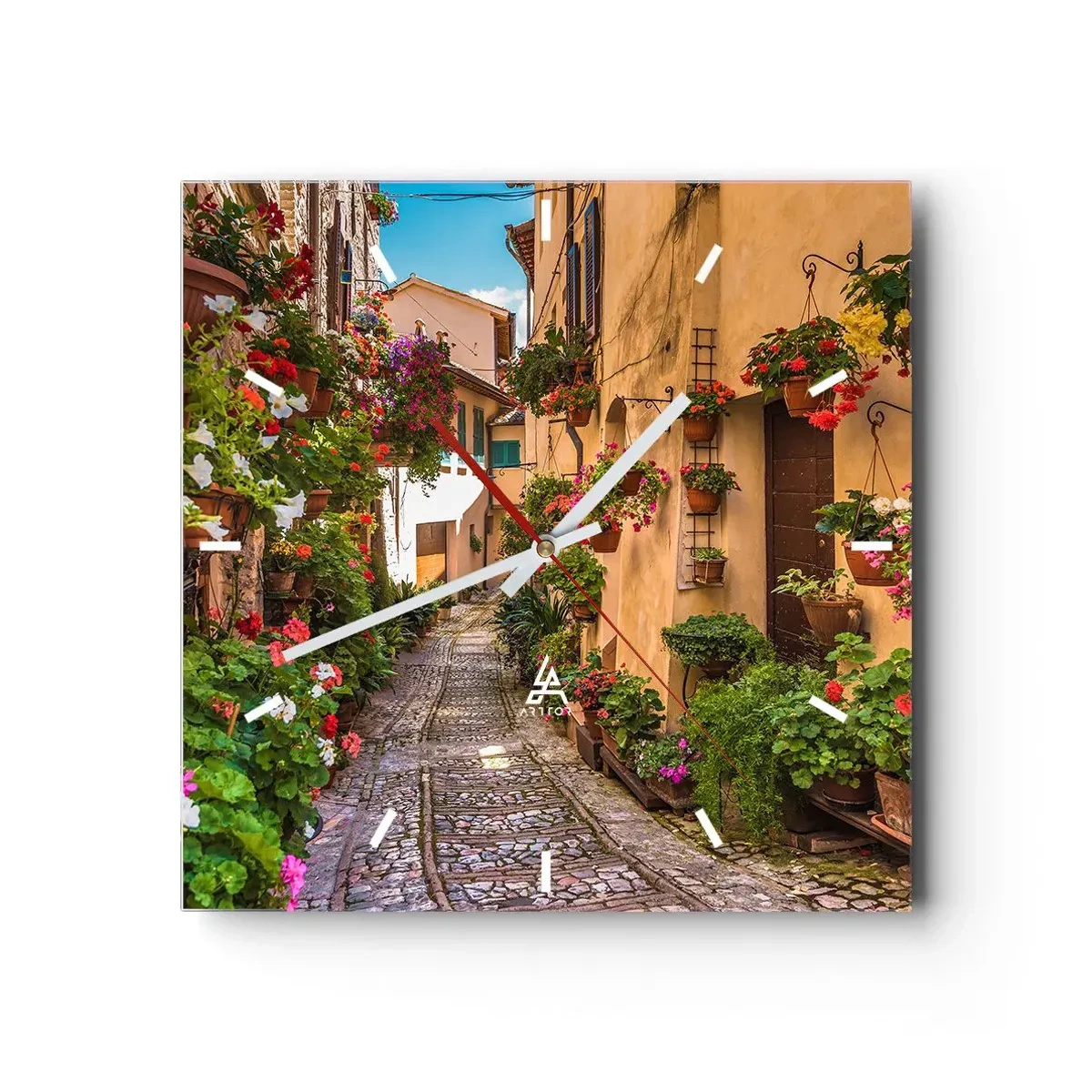 Falióra, Óra - Olasz sikátor - 40x40 cm