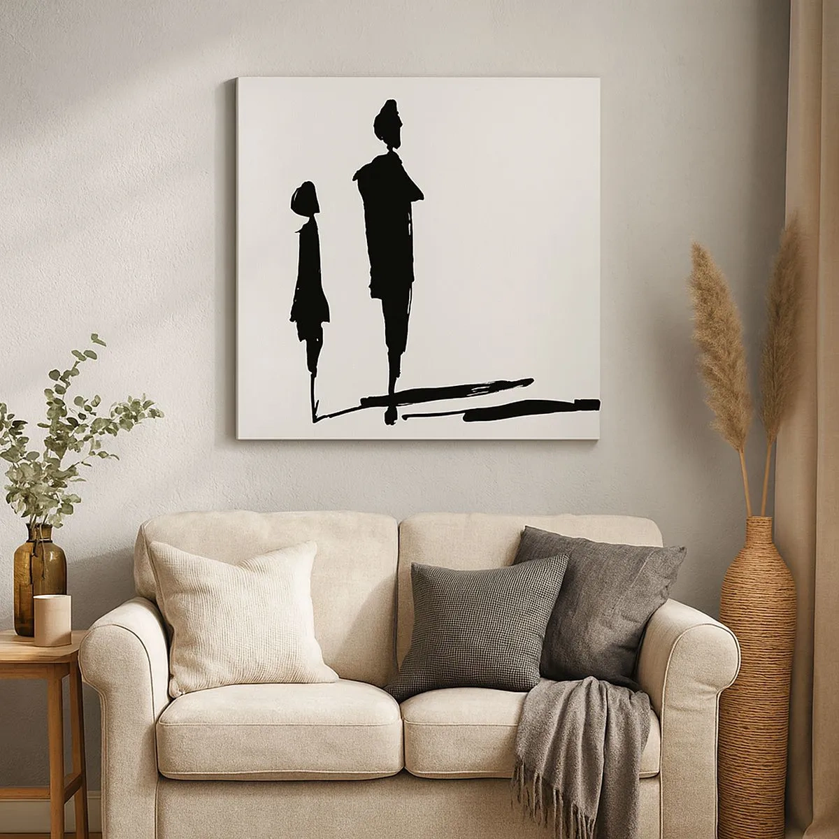 Vászonkép - Biztosan együtt? - 30x30 cm