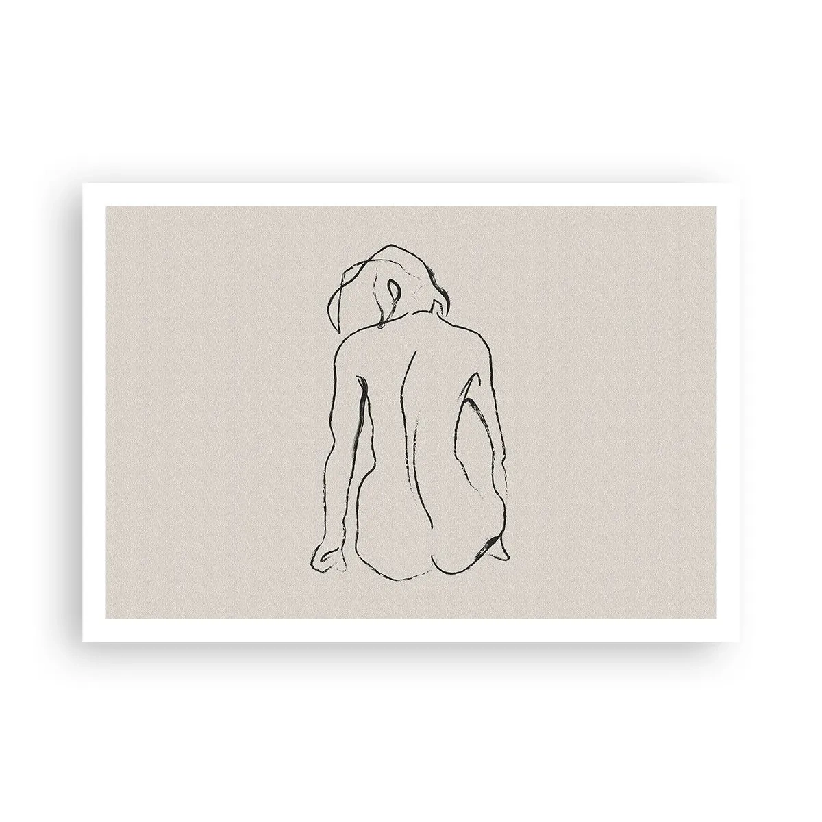 Poszter - Lány meztelenül - 100x70 cm