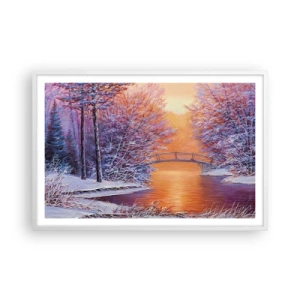 Poszter fekete keretben - Találkozzunk itt - 91x61 cm
