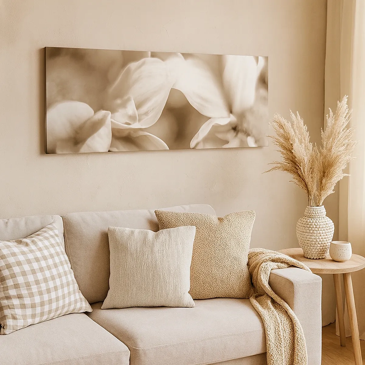 Vászonkép - Gyengéd, mint egy mosoly - 30x30 cm