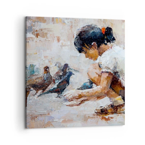 Vászonkép - A kicsik és a legkedvesebbek - 50x50 cm