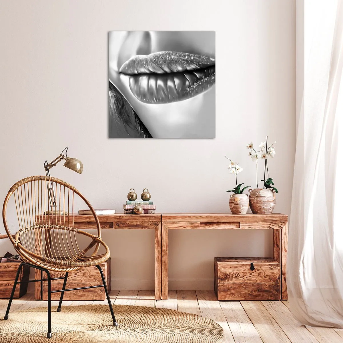 Vászonkép - Tudom, mire gondolsz… - 40x40 cm