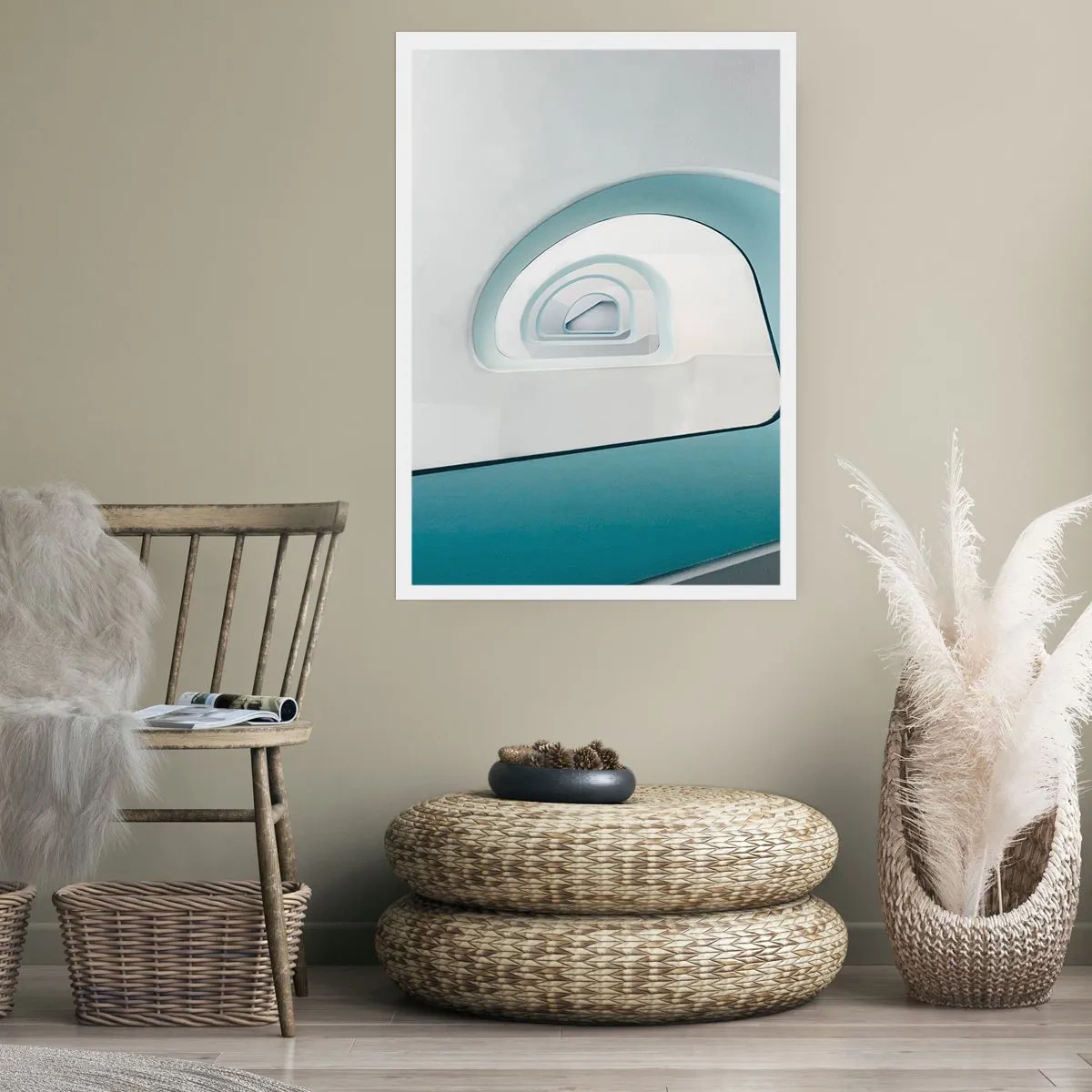 Poszter - A kék aljára - 70x100 cm