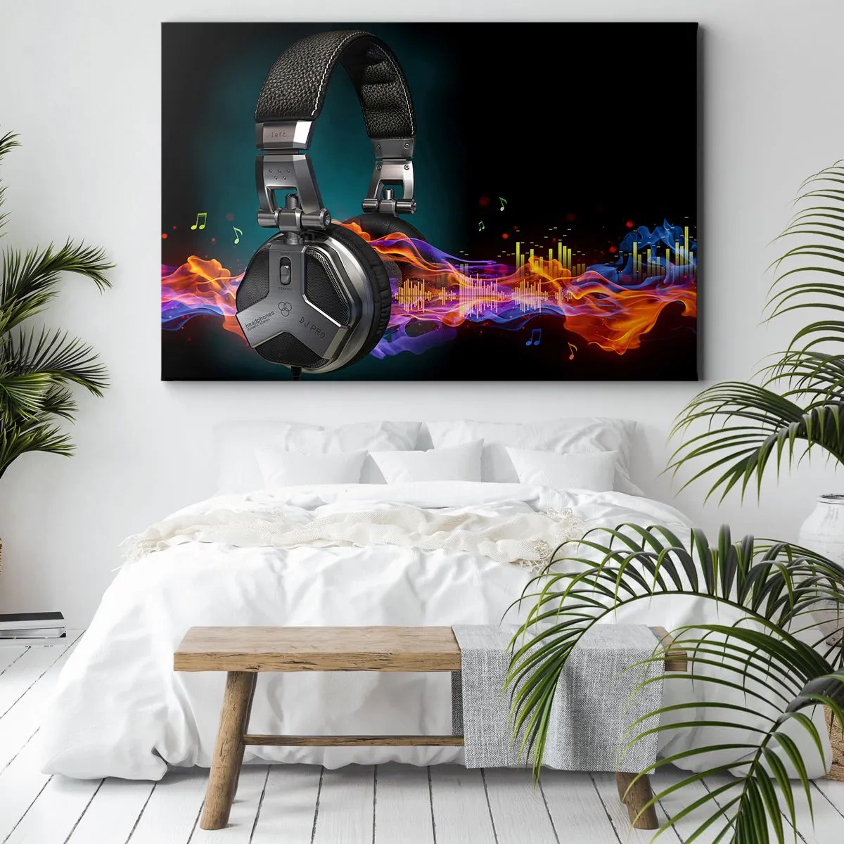 Vászonkép - A zene tüzében - 120x80 cm