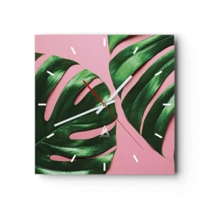 Falióra, Óra - Zöld rendez-vous - 30x30 cm