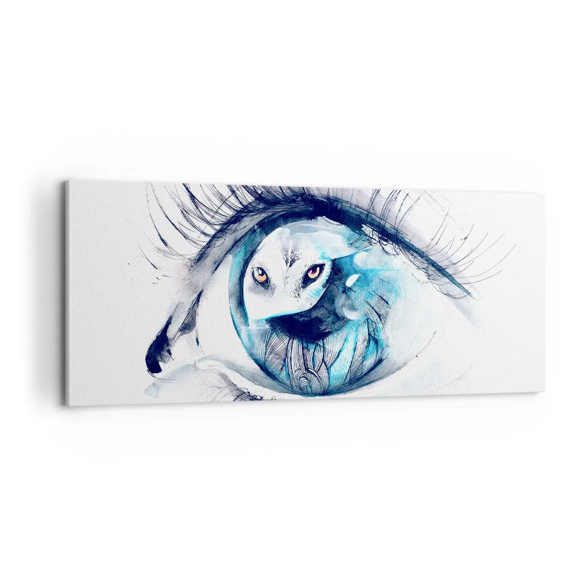 Vászonkép - Szemtől szembe a vadonnal - 100x40 cm