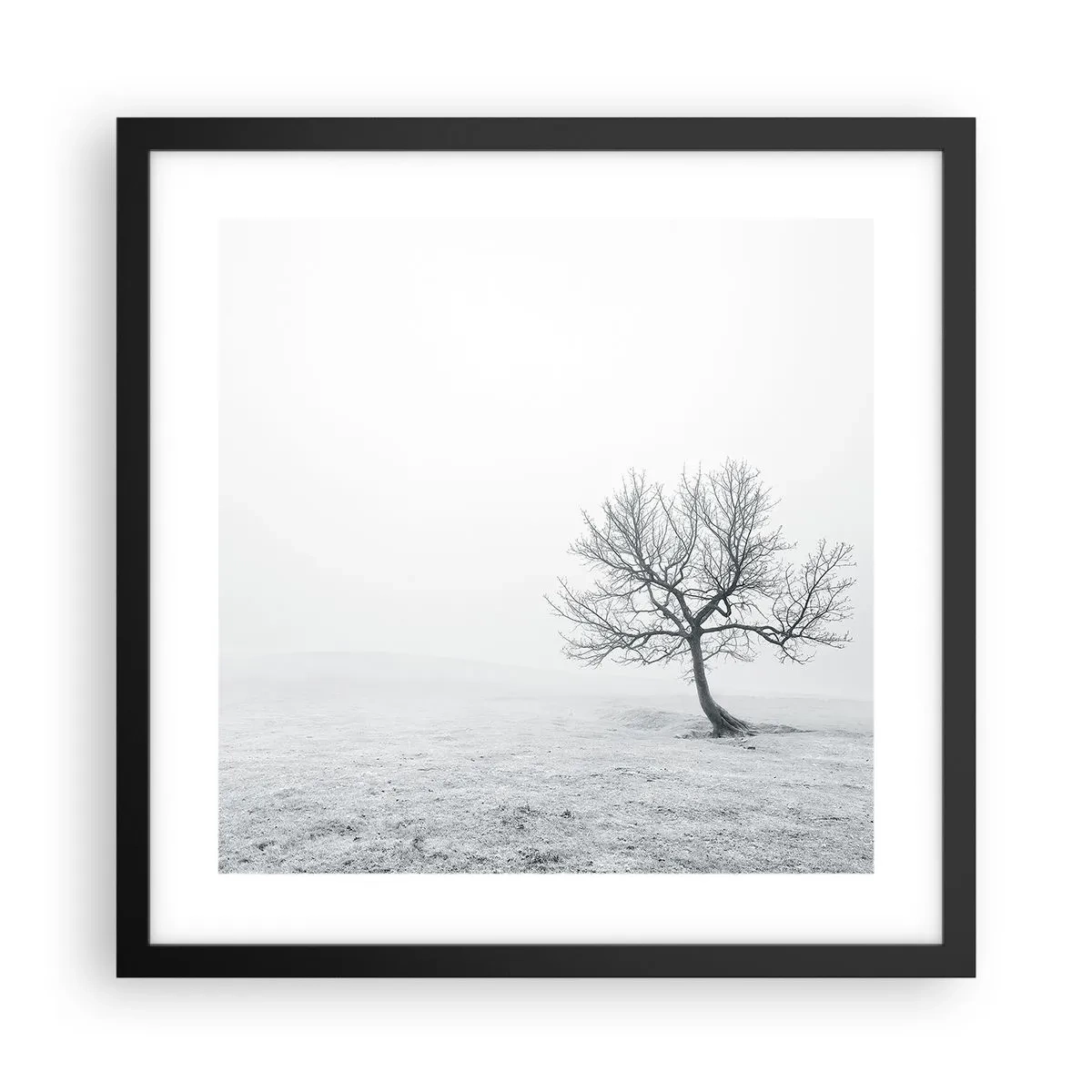 Poszter fehér keretben - A semmi ellen - 40x40 cm