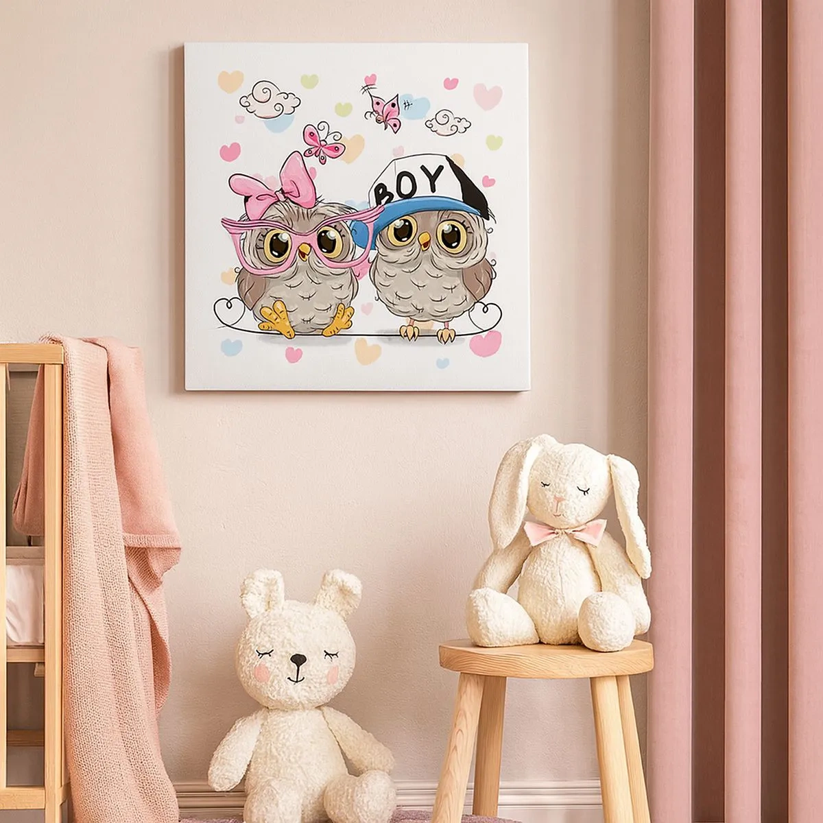 Vászonkép - Szeressük egymást! - 30x30 cm