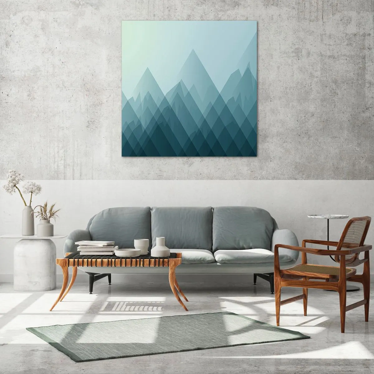 Üveg kép - Nagy, nagyobb, a legnagyobb - 70x70 cm