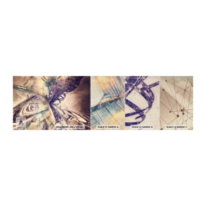 Fotótapéta Minta Premium Canvas - Nagy rohanásban - Absztrakció, Darab, Grafika - 100x30 cm