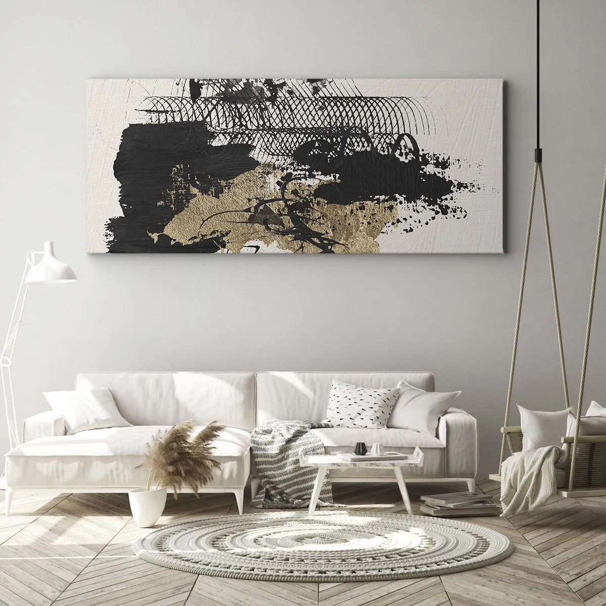Vászonkép - Szenvedélyes kompozíció - 100x40 cm