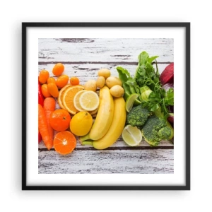 Poszter fehér keretben - Ez nem elég? - 50x50 cm