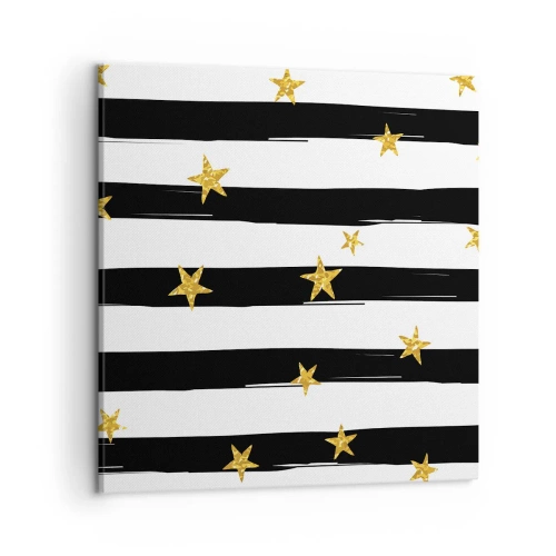 Vászonkép - Mindannyian szerencsés csillag alatt születtünk - 50x50 cm