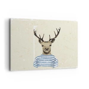 Vászonkép - Mert szeretem a csíkos pólókat! - 100x70 cm