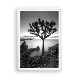 Poszter fekete keretben - Béke a horizontig - 70x100 cm