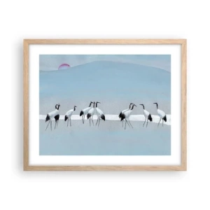 Poszter világos tölgy keretben - Egy forró nap után - 50x40 cm