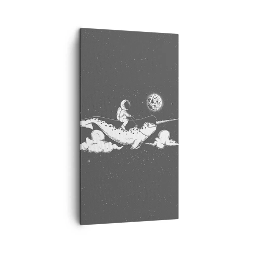 Vászonkép - Űrlovas - 45x80 cm
