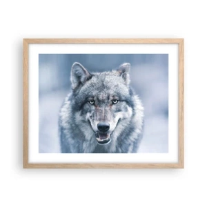 Poszter világos tölgy keretben - Vállalod a kihívást? - 50x40 cm