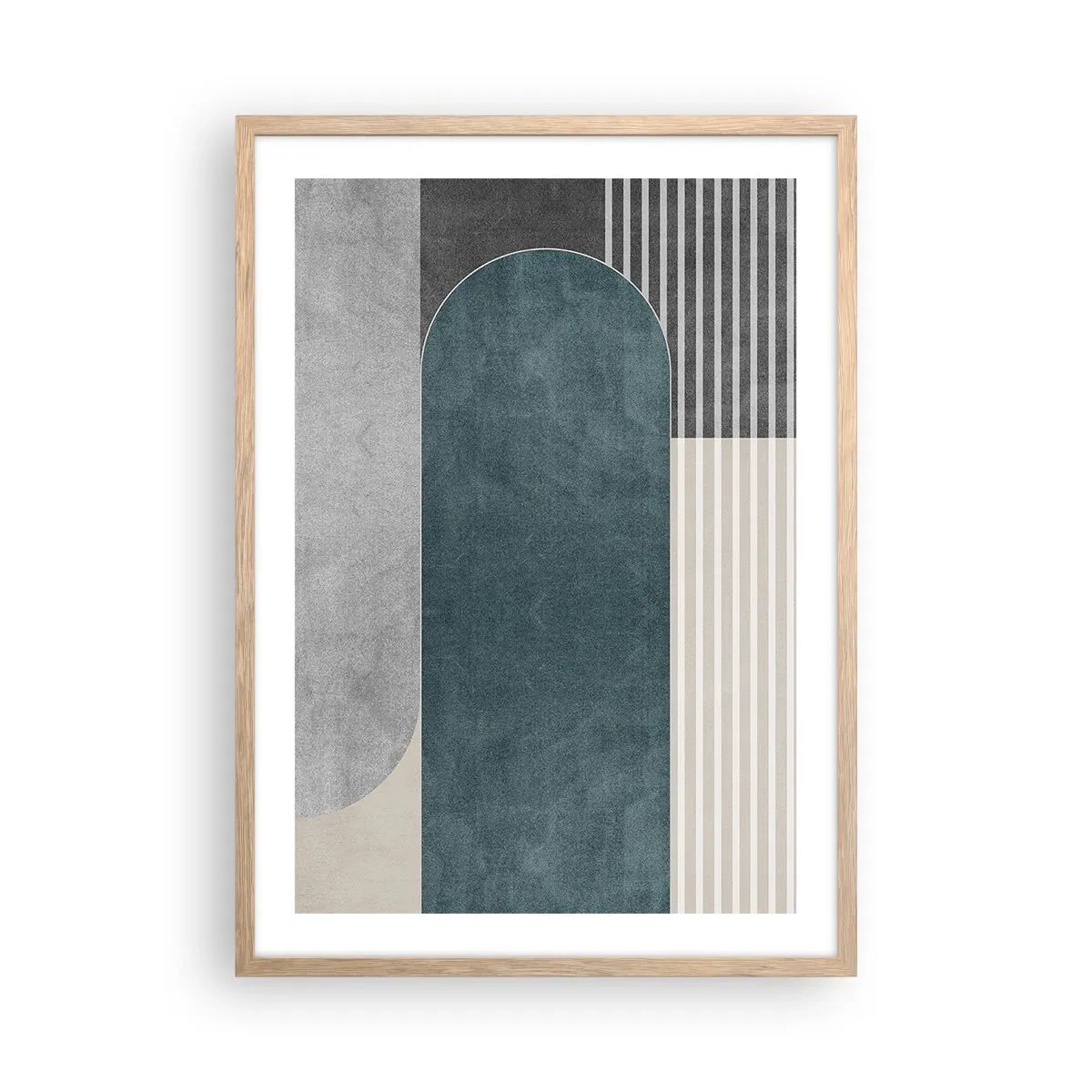 Poszter világos tölgy keretben - Vízszintes kompozíció - 50x70 cm