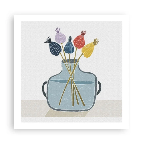 Poszter - Mint egy mákszem - 60x60 cm