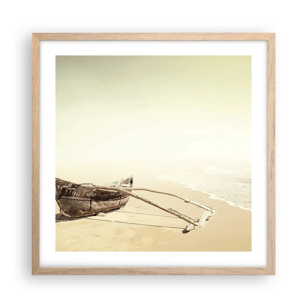 Poszter világos tölgy keretben - A déli tengerek megemlékezése - 50x50 cm