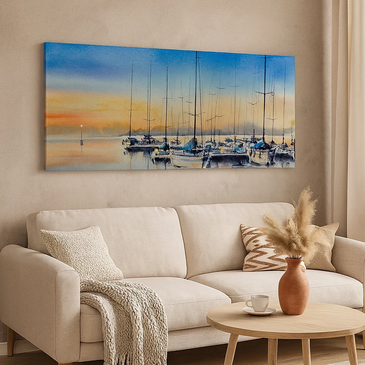 Vászonkép - Egy szép nap vége - 30x30 cm