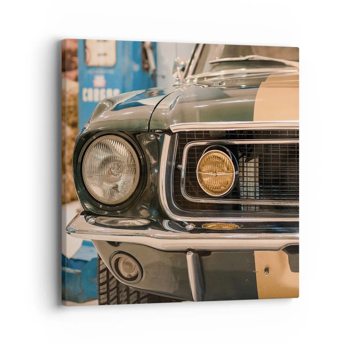 Vászonkép - Találkozás a legendával - 40x40 cm