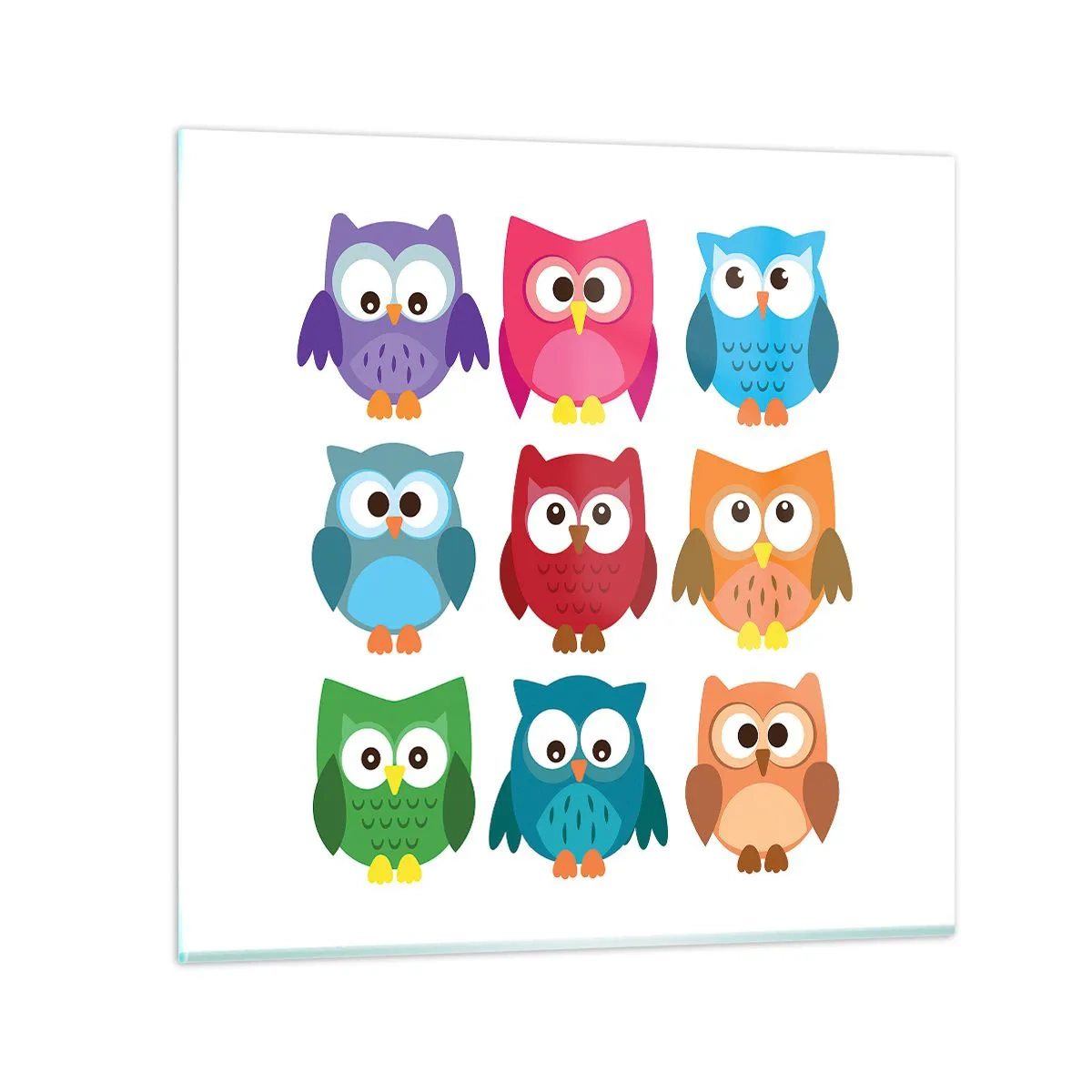 Üveg kép - Jó móka másnak lenni - 60x60 cm